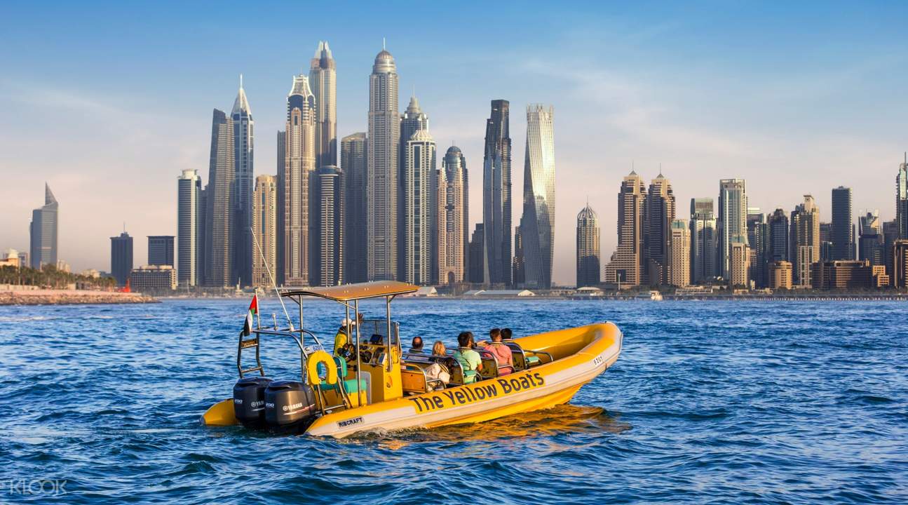 ドバイ ボート観光ツアー パーム ジュメイラ ブルジュ アル アラブ ドバイマリーナ Klook クルック
